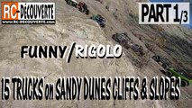 Franchissement tout terrain 4x4 Rigolo sur Dunes Falaises Pentes de Sable Abarretz 44 France