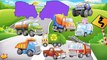 Легковые автомобили и грузовики для Дети Узнайте цвета транспортных средств видео для Дети