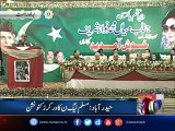 Khawaja Saad Rafique addresses at workers convention in Hyderabad