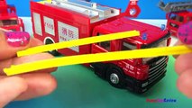 FIRE DEPARTMENT PLAYSET - DIECAST FIRETRUCK OR TANK ENGINE - LADDER TRUCK TOYS FOR KIDS