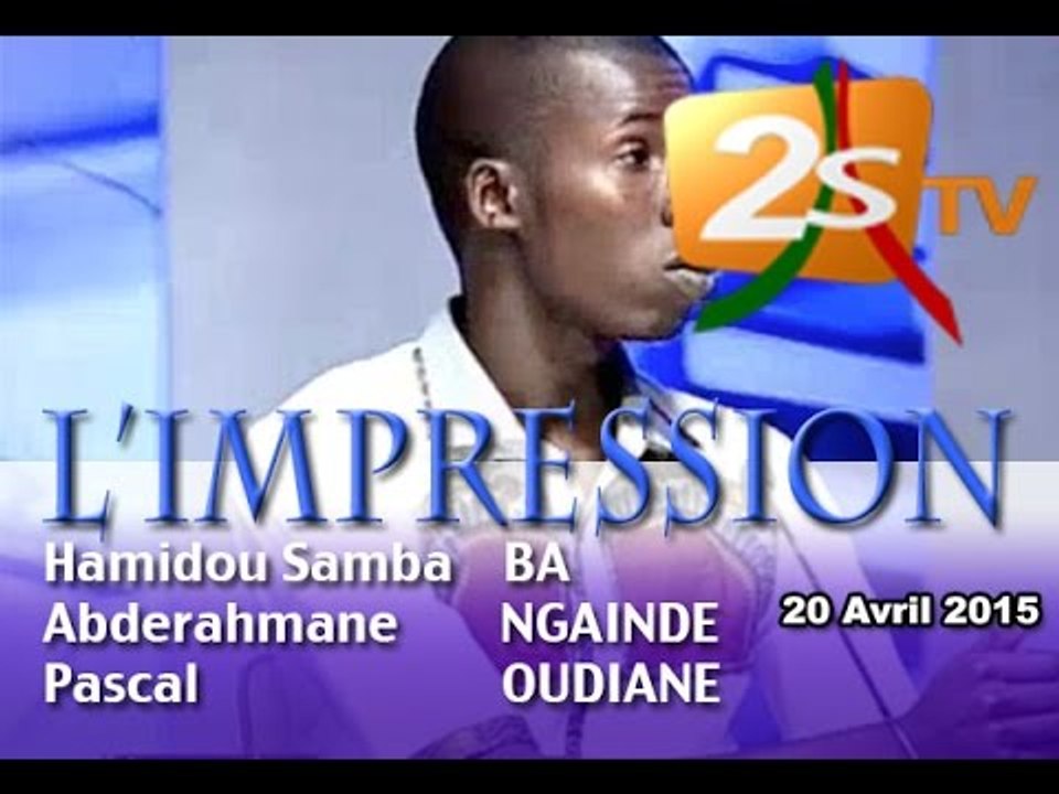 IMPRESSION du 20 Avril 2015