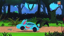 POLICE SUV CARS Transportation in Spiderman Cartoon for Children and Colors for Kids Nurse