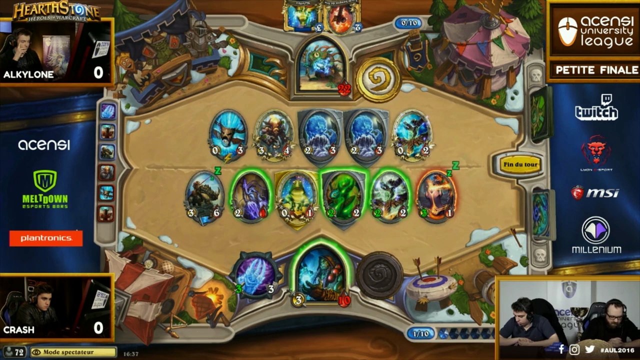Petite finale - Hearthstone - AUL 2016