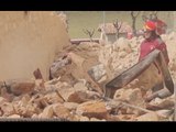 Preci (PG) - Terremoto, lavori a Castelvecchio (27.03.17)