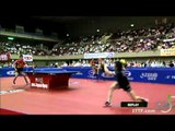 Intense Table Tennis rally at Japan Open