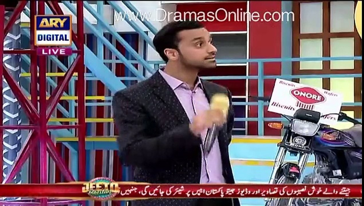 Waseem Badami And Fahad Mustafa Shocked On Girl Statement In Jeeto Pakistan
