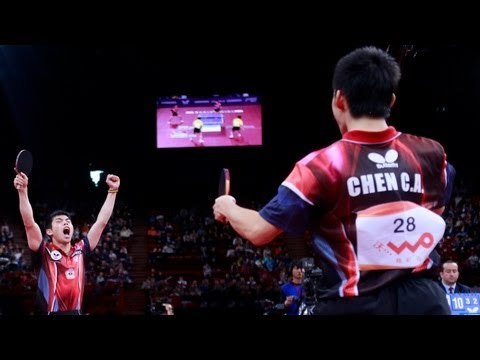 WTTC 2013 Highlights: Ma Lin/Hao Shuai vs Chuang Chih-Yuan/Chen Chien-An (Final)