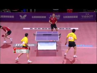 下载视频: WTTC 2013 Highlights: Ma Lin/Hao Shuai vs Tiago Apolonia/Joao Monteiro (1/8 Final)