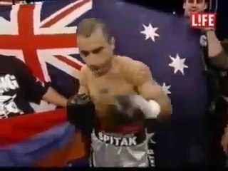 الملاكم الأرمني وداغستان المعلق (أرمينيا مقابل المكسيك) ملاكمة قفقاس.