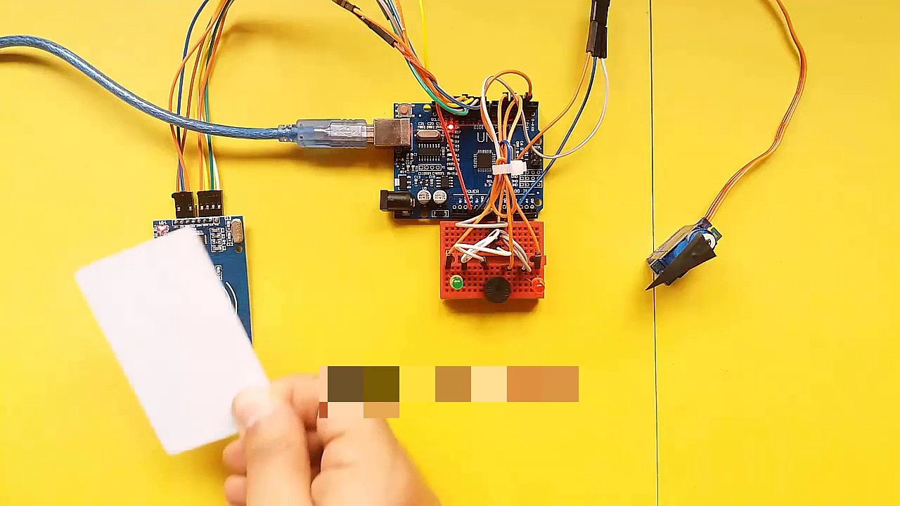 Security Access Using RFID Reader (MFRC522) Demo