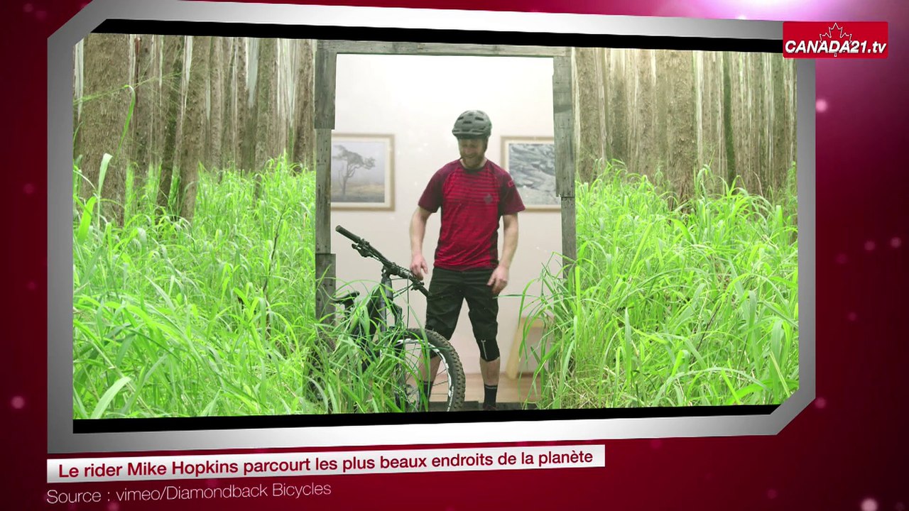 Le rider Mike Hopkins parcourt les plus beaux endroits de la planète