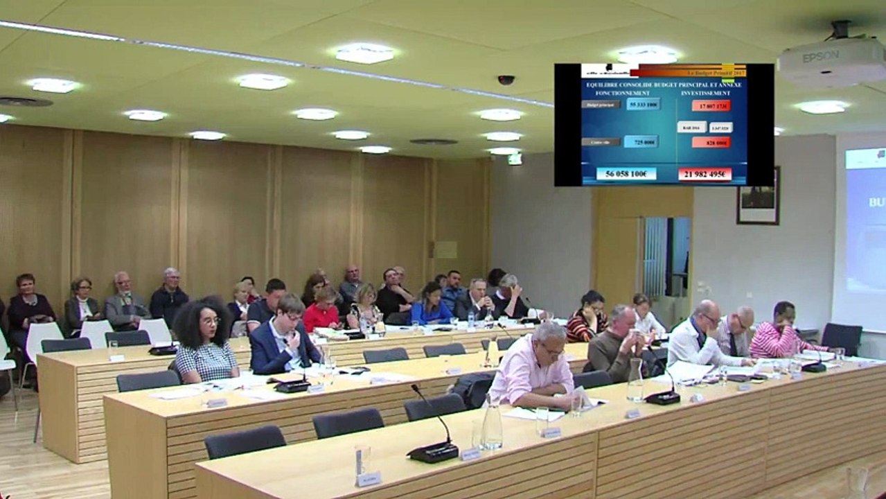 Conseil municipal du 27 mars 2017