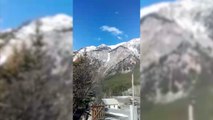 Hautes-Alpes : avalanche impressionnante ce lundi à Val-des-Prés