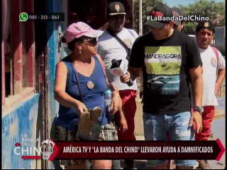 Nota - Canal 4 y La Banda del Chino llevaron ayuda a damnificados