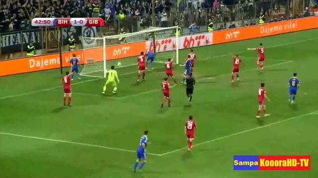Bosnia and Herzegovina VS Gibraltar 5-0 highlights and goals _ 25_03_2017 ELIMINATORIAS RUSIA 2018