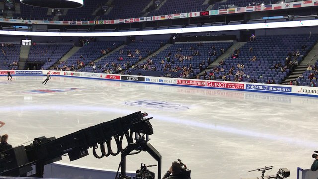 2017 WC Helsinki Practice Day 1 - Boyang Jin 4Lz