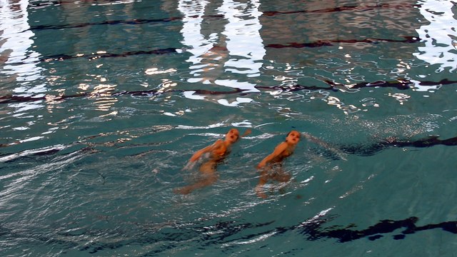 Belle performance pour les montoises au championnat francophone cadettes de nage synchro.Vidéo Eric Ghislain