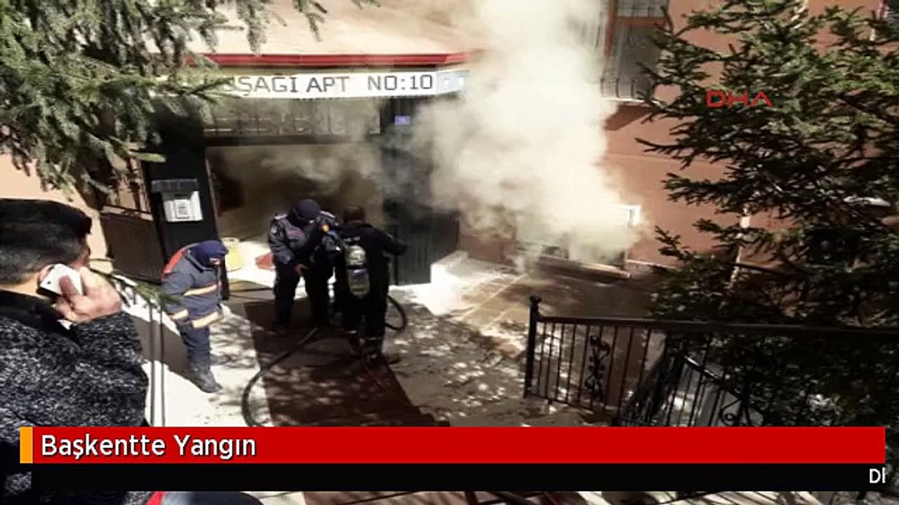 Başkentte Yangın