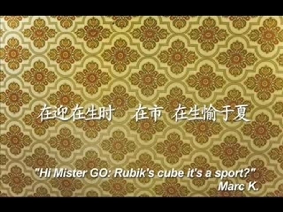 Mister GO: Rubikscube