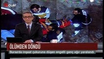 Engelli genç ölümden döndü (Haber 27 03 2017)