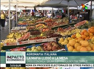 Mafia Italiana controla producción y mercados agroalimentarios