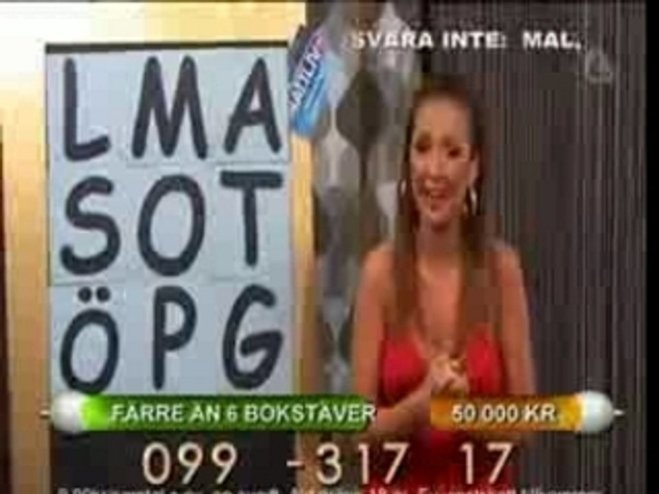 Une presentatrice Suédoise vomit en direct