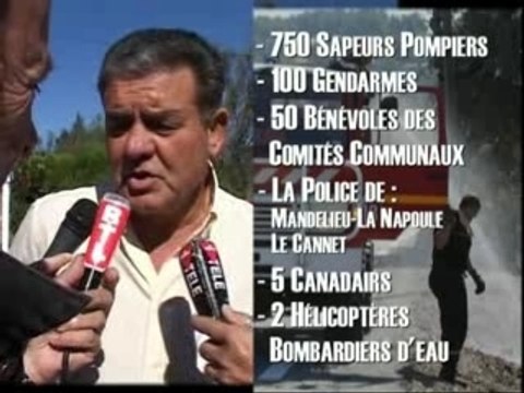 Mandelieu-La Napoule : Incendies de Juillet