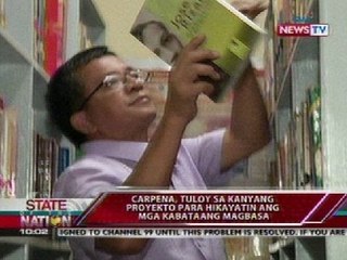 SONA: Librarian, nangalap ng mga donasyong libro para sa isang eskwelahan sa Taguig