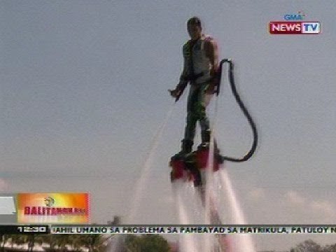 BT: Flyboard o Hydrojet surfing, patok sa extreme water sport sa Subic