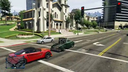 Haciendo el tonto con la grua - GTA V Online