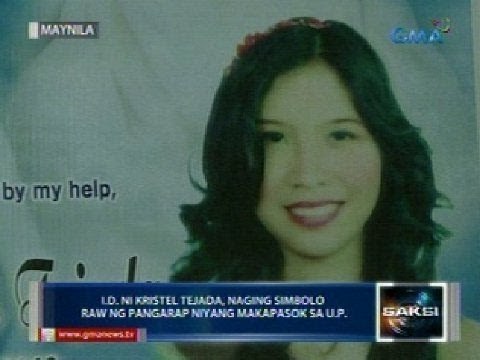 Saksi: I.D. ni Kristel, naging simbolo raw ng pangarap niyang makapasok sa UP