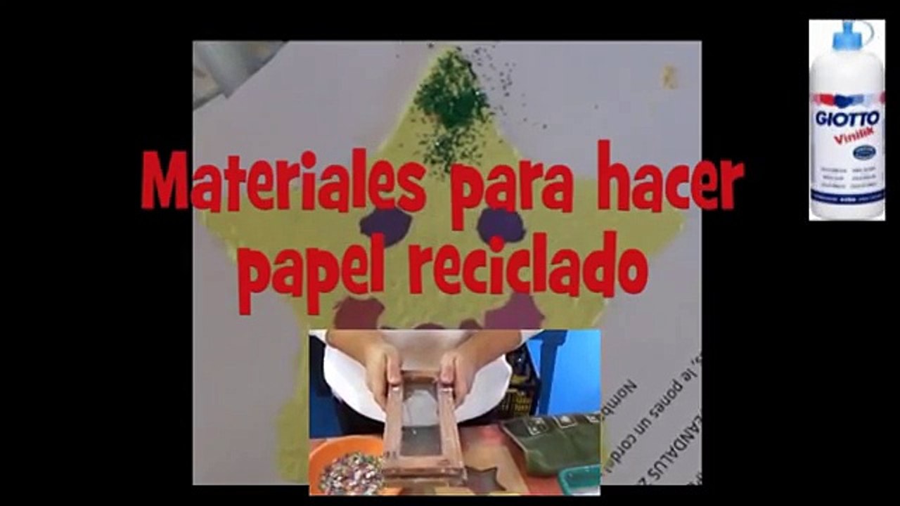 MARCA PÁGINAS CON PAPEL RECICLADO. PASO A PASO