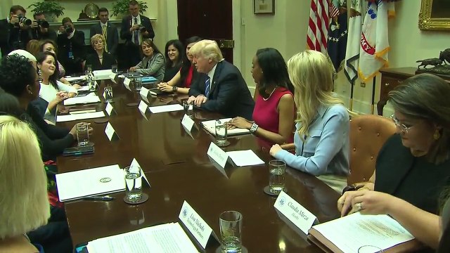 Trump meets with women business leaders