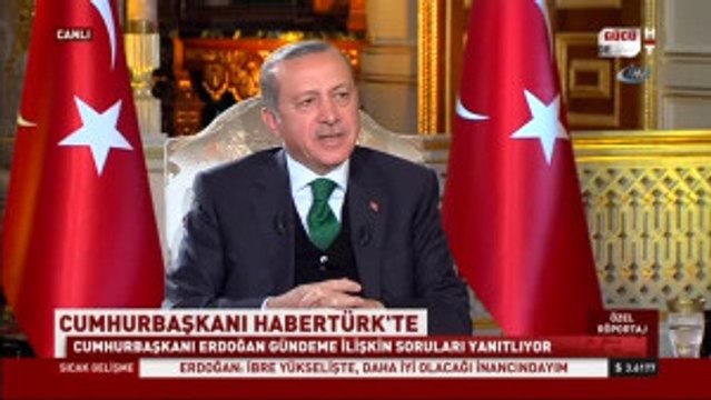 Cumhurbaşkanı Erdoğan, (Hakan Şükür ve Arif Erdem Kararı) Sadece Aidata Dayalı Bir Olay Olarak...