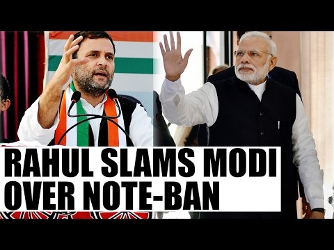UP Elections 2017 : Rahul Gandhi slams Modi over demonetization, Watch Video | Oneindia News