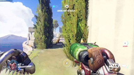 Overwatch: I was just trying to dump Tracer off the cliff...