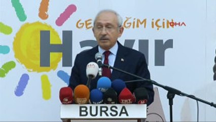 Bursa Kılıçdaroğlu Bursa'da Konuştu