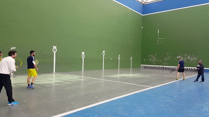 Frontenis honor Pinto vs Alcalá 2ª partida video 1