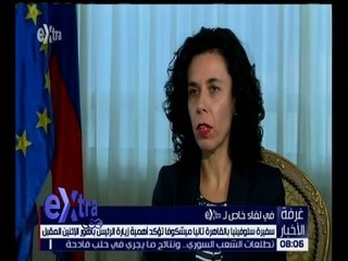 غرفة الأخبار |  سفيرة سلوفينيا : تم توقيع بروتوكول تعاون مع مصر لإزالة الألغام