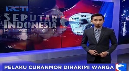 2 Pelaku Curanmor Dibungkus Warga Hingga Babak Belur
