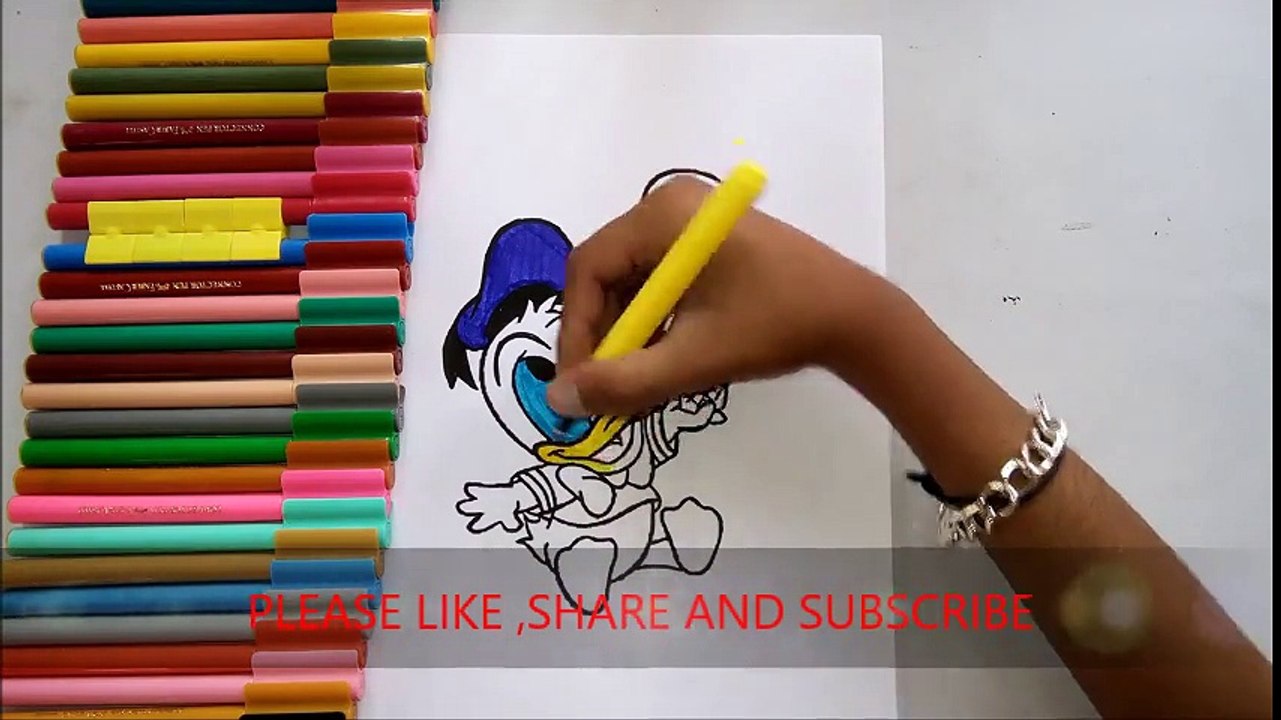 COLOURING CUTE LITTLE DUCK