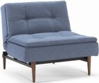 Dublexo Chair With Styletto Dark Wood Legs