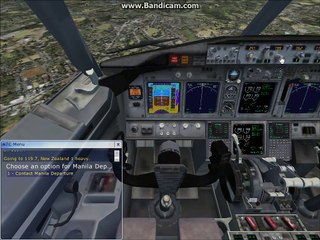 NAIA, Philippines Runway 6 Take Off (view from cockpit)