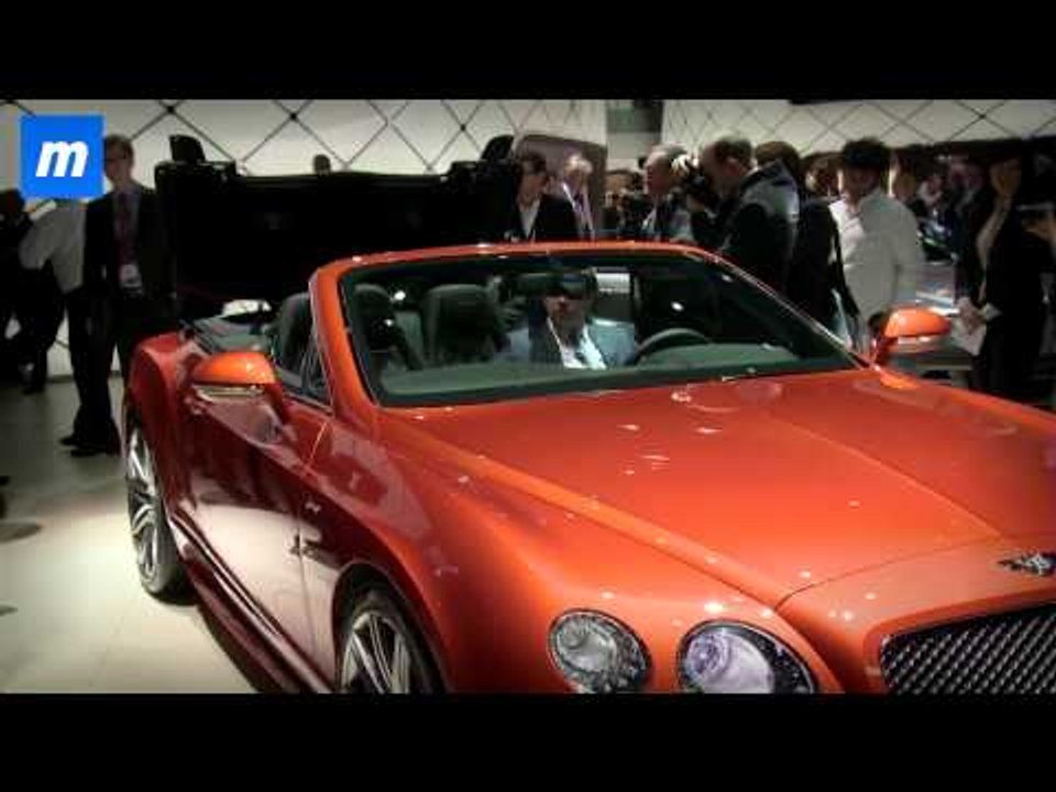 Bentley Continental GT Speed 2015 en el Salón de Ginebra