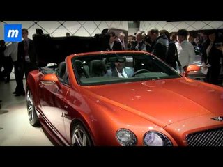Bentley Continental GT Speed 2015 en el Salón de Ginebra