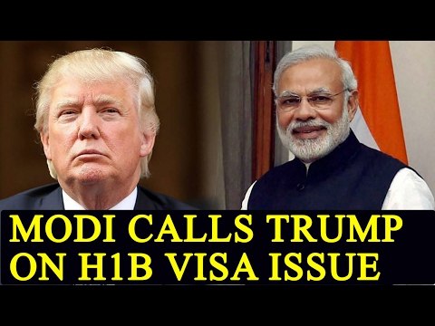 PM Modi calls Donald Trump on H1B Visa Programme | Oneindia News