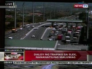 QRT: Daloy ng trapiko sa SLEX, nananatiling maluwag