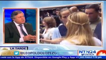 “Hace ocho meses que no veo a Leopoldo”: cuenta entre lágrimas a NTN24, Leopoldo López Gil, padre del preso político Leopoldo López