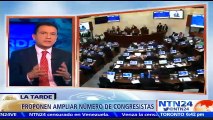 Reforma electoral colombiana plantea aumentar a 409 los curules en la Cámara de Representantes