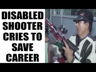 Disabled shooter cries for financial help, writes to Gujarat government | Oneindia News